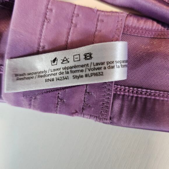 Adore Me Sexy Lavender Purple Lace Bra Women's size 40D 3625 - Picture 6 of 7